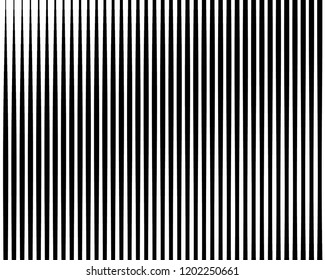 Texture with lines of varying thickness. Halftone effect. Direct hatching. Scalable vector graphics