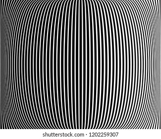 Texture with lines of varying thickness. Halftone effect. Direct hatching. Scalable vector graphics