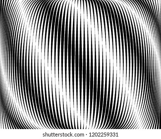 Texture with lines of varying thickness. Halftone effect. Direct hatching. Scalable vector graphics