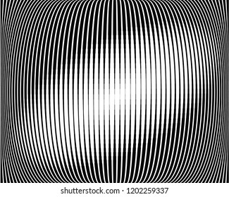 Texture with lines of varying thickness. Halftone effect. Direct hatching. Scalable vector graphics