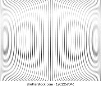 Texture with lines of varying thickness. Halftone effect. Direct hatching. Scalable vector graphics