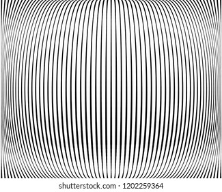 Texture with lines of varying thickness. Halftone effect. Direct hatching. Scalable vector graphics