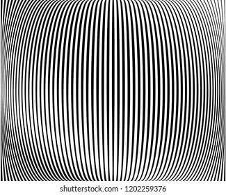 Texture with lines of varying thickness. Halftone effect. Direct hatching. Scalable vector graphics