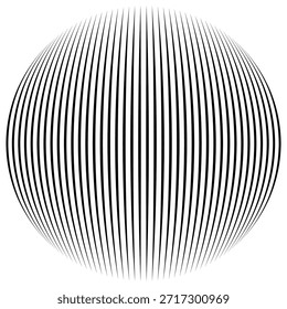 Textura con líneas de espesor variable. Efecto semitono. Eclosión directa. Gráficos de Vector escalables

