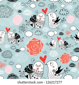 texture of love birds
