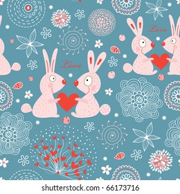 texture love rabbits