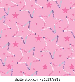 texture magic star girl cute 