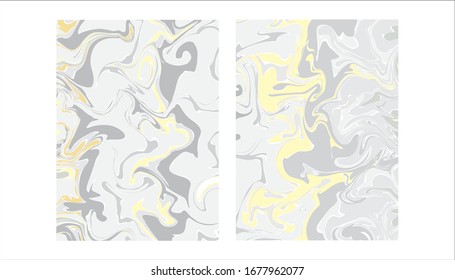 Texture of the marble background. abstract background design. vector illustration.White and different shades of grey, and golden