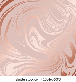 Texture of marble with imitation of rose gold. Rose marble for the design of surfaces, covers, packaging, invitations