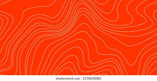 Texture of meat and fish. Abstract linear background. Vector print of food.