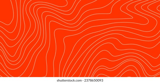 Texture of meat and fish. Abstract linear background. Vector print of food.