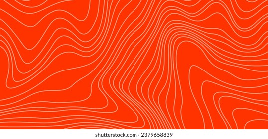 Texture of meat and fish. Abstract linear background. Vector print of food.