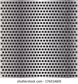 Texture of metal
