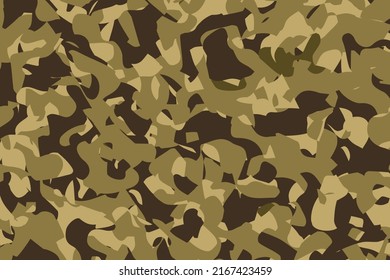 texture military camouflage repeats seamless army green hunting. Camouflage pattern background. Classic clothing style masking camo repeat print. four colors forest texture. Vector illustration.