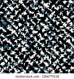 Texture military camouflage seamless pattern. Abstract army and hunting masking camo endless ornament background. Fashionable colorful camouflage.