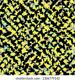 Texture military camouflage seamless pattern. Abstract army and hunting masking camo endless ornament background. Fashionable colorful camouflage.