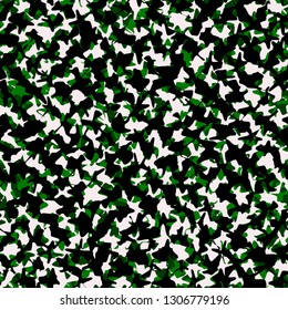 Texture military camouflage seamless pattern. Abstract army and hunting masking camo endless ornament background. Fashionable colorful camouflage.