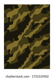 Texture military camouflage seamless pattern. Abstract army and hunting masking ornament.