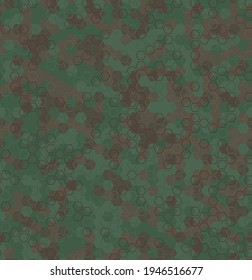 Texture military camouflage seamless pattern. Abstract army vector illustration
