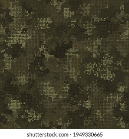 Texture military camouflage seamless pattern. Abstract army vector illustration