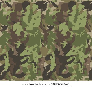 Texture military camouflage. Seamless camouflage pattern. Camo vector design.