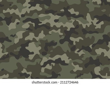 Texture military camouflage seamless pattern. Abstract army and hunting camouflage ornament repeated. print