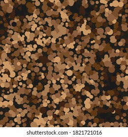 Texture military desert sand camouflage seamless pattern. Abstract army and hunting masking ornament background. Vector illustration