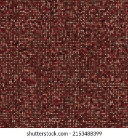 Texture military digital brown rust camouflage seamless pattern. Abstract army and hunting masking ornament background. Vector digital pixel mosaic camo texture