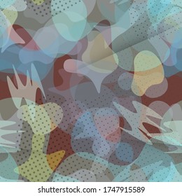 Texture Military. Trending Texture Military. Urban  Endless Repeats Surface. Vector Camo Fabric . Woodland Concept. Creative Army Hunting Print. Extreme Style Illustration.
