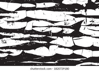 Texture mottled silhouette vector detail abstract black and white monochrome situation old metal iron retro shabby cracked paper
