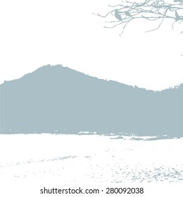 texture of the mountains, located near the beach for background