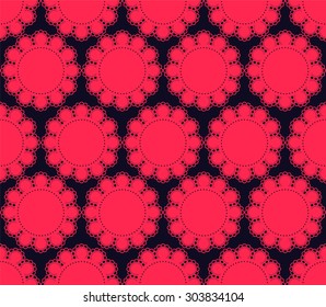 texture of the napkins with an ornament