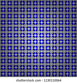 Texture, new background. Geometric stylized multicolored seamless pattern. Vector modern geometrical abstract background in gray, beige and blue colors.