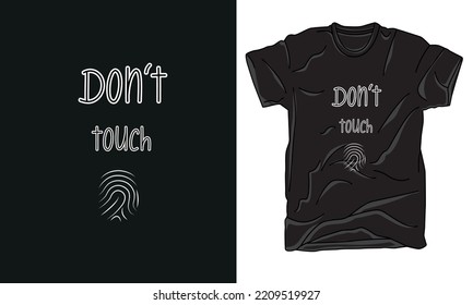texture new collection black t-shirt