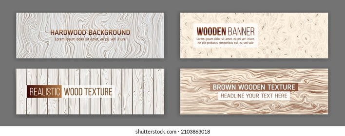 La textura de roble, contrachapado, madera maciza, tablas para plantillas de sitio web. Diseño digital moderno para presentación y publicidad. Banderas del lugar con fondo de madera.