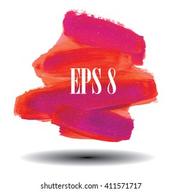 The texture of oil paint . Stylish design blank for your text . Brush strokes , texture of paper.