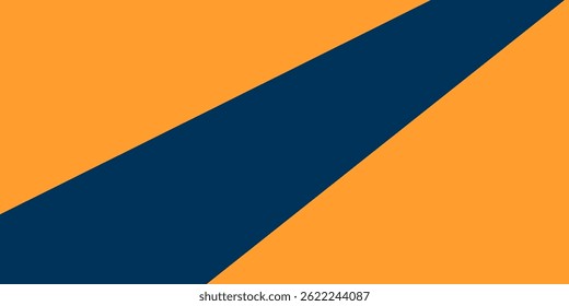 Texture of old craft orange and navy blue color paper background, macro. Structure of vintage abstract ginger cardboard with gradient and rainbow, rays pattern. Felt backdrop.