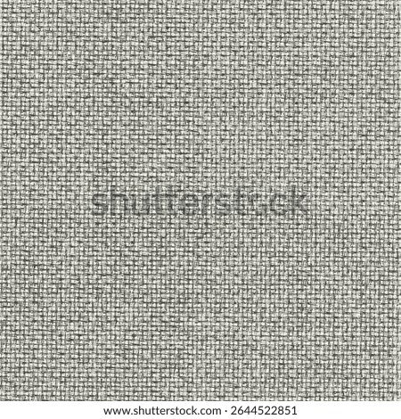 The texture of old and dirty canvas. Coarse cloth made of hemp or jute. Grunge fabric background. Abstract seamless. Vector artwork.