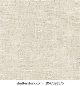  Texture of old dirty white canvas. Grunge rough fabric background. Vector illustration.