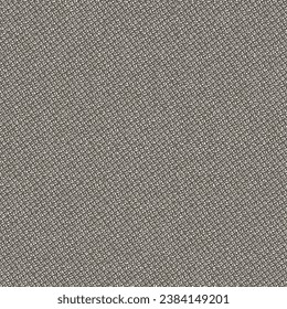 The texture of an old gray cloth. Aged wool fabric structure. Grunge canvas background. Seamless pattern. Abstract vector.