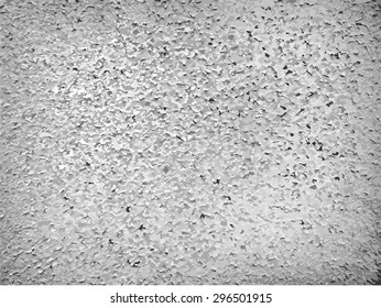 Texture of old gray watercolor paper or wall. Vector