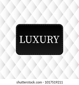 Texture of old natural luxury leather upholstery. Used for the cover, expensive furniture. Gray seamless background