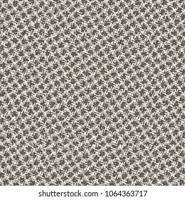 Texture of old rope mesh. Monochrome coarse fabric background. Vector illustration.