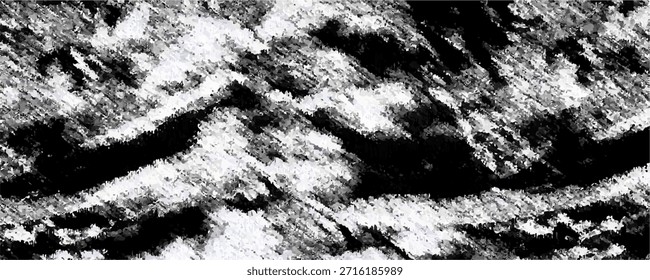 Textur der alten Oberfläche auf schwarzem Hintergrund mit weißen Kratzern