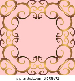 texture on pink background. Vector illustration.