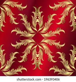 texture on red background. Vector illustration.