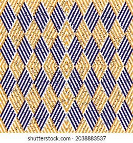 Textura con bandas naranja y azul. Ilustración vectorial sin inconvenientes, eps 10.