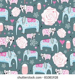 texture of ornamental elephants