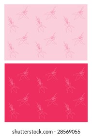 Struktur mit Zierblumen