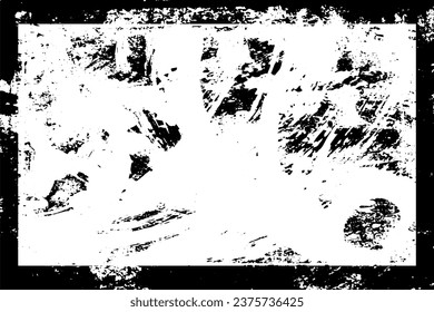 Textur-Overlay im Grunge-Stil. schwarz-weißer Hintergrund
